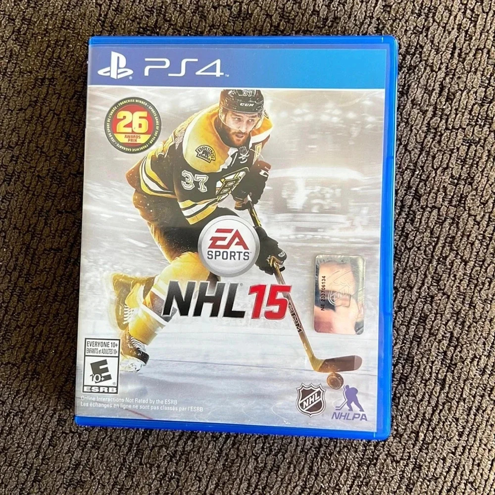 NHL 15 PS4 Hockey Video Game Complete EA Sports PlayStation 4